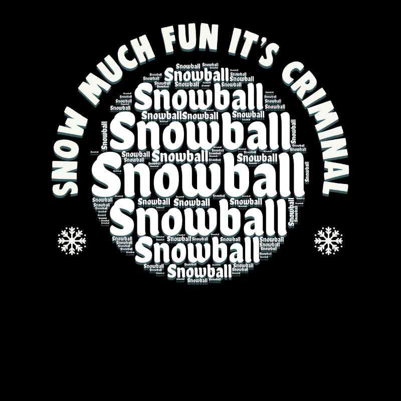 Snowball Fight Crew - Snow much fun it's criminal