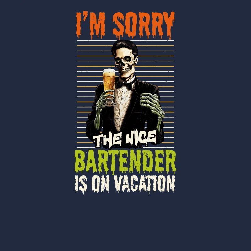 Halloween Barkeeper Sorry Nice Bartender On