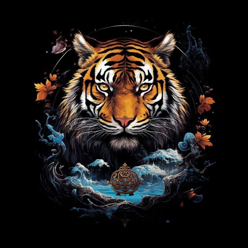 Clair De Lune, Tigre, Chinois, Japonais, Chine