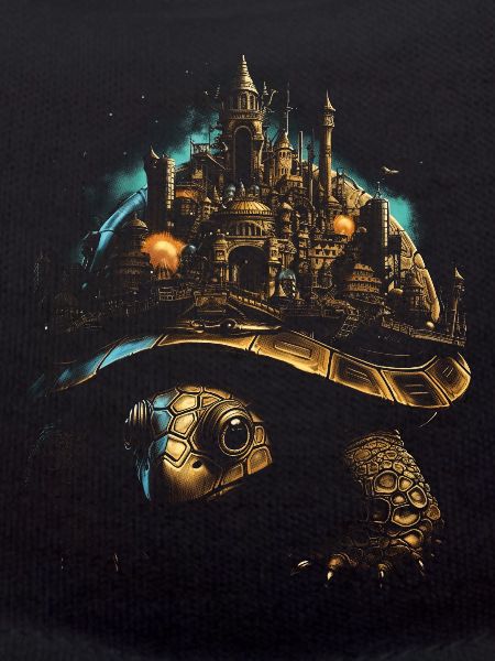 Steampunk Fantasy City Turtle