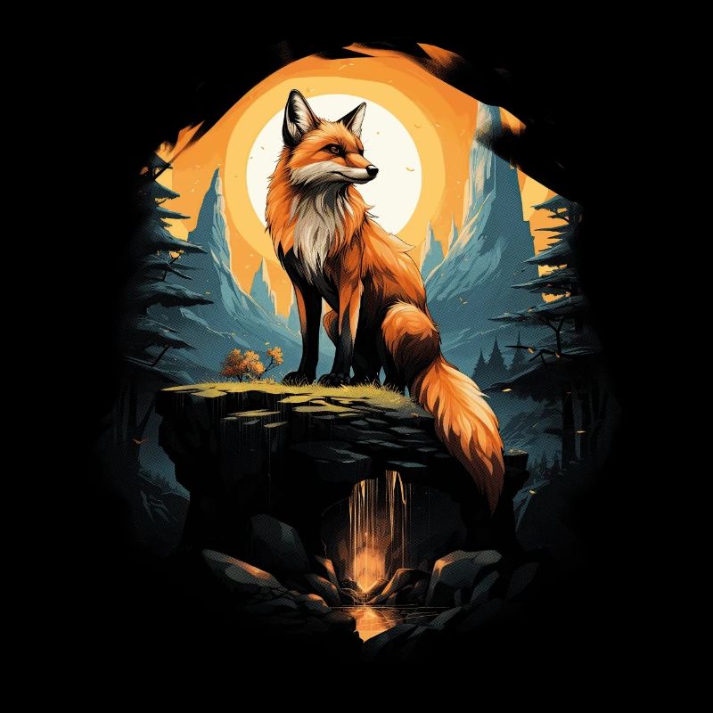 Fox Landscape Fox Lovers