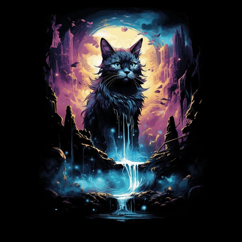 Artwork Cat Kitten Fantasy Fairy Tale