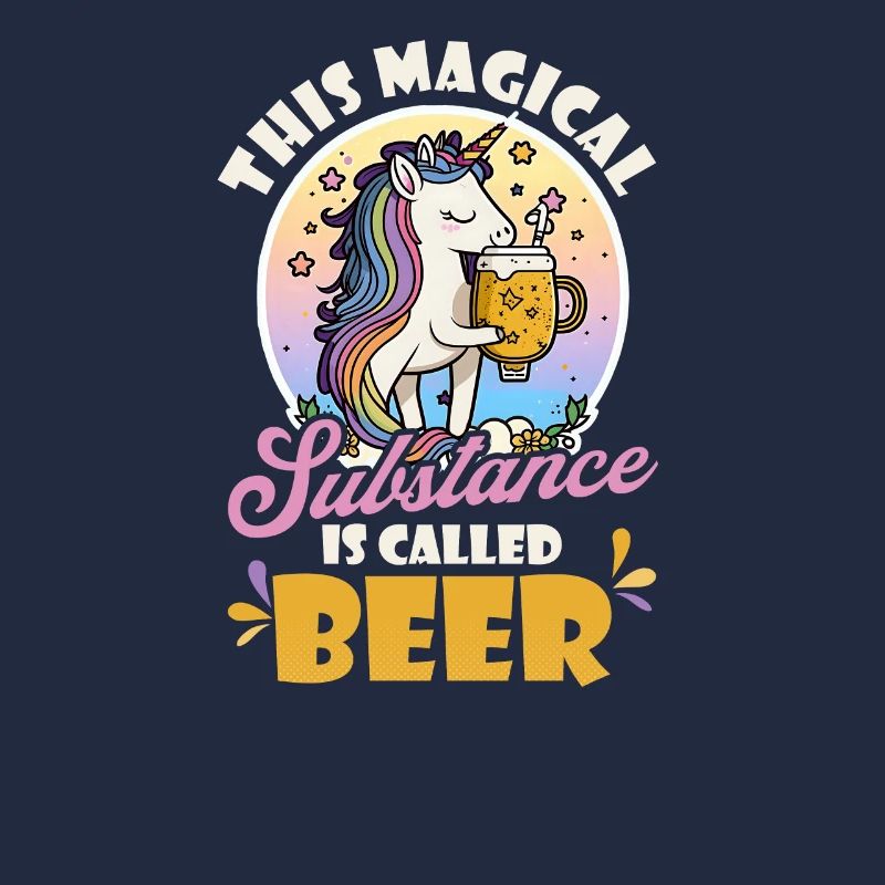 Licorne Substance magique appelée bière