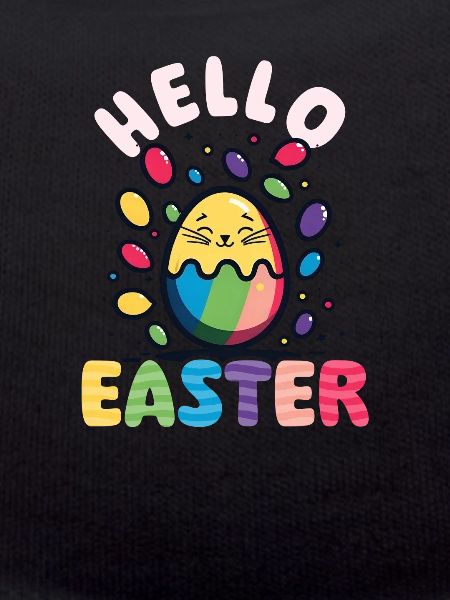 Cat Easter Hello Easter