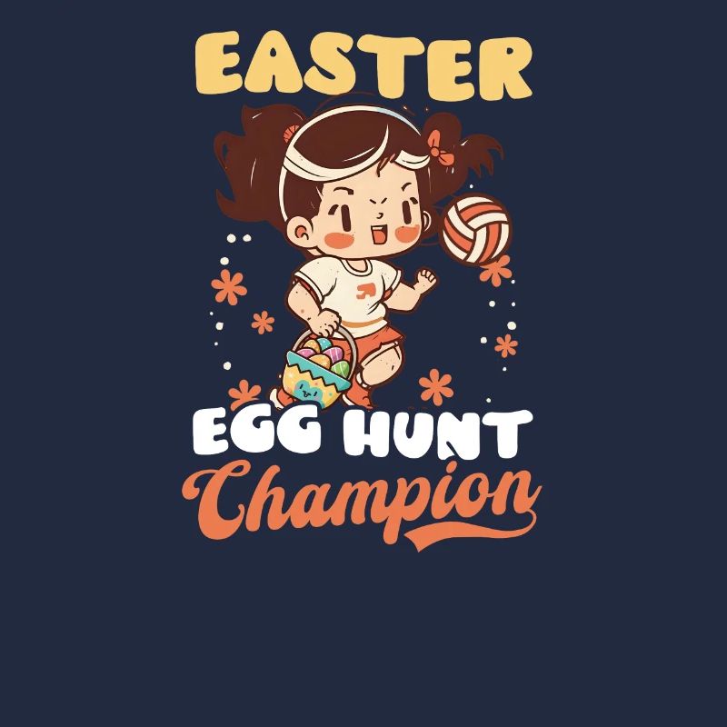 Volleyball Easter Egg Hunt Champion