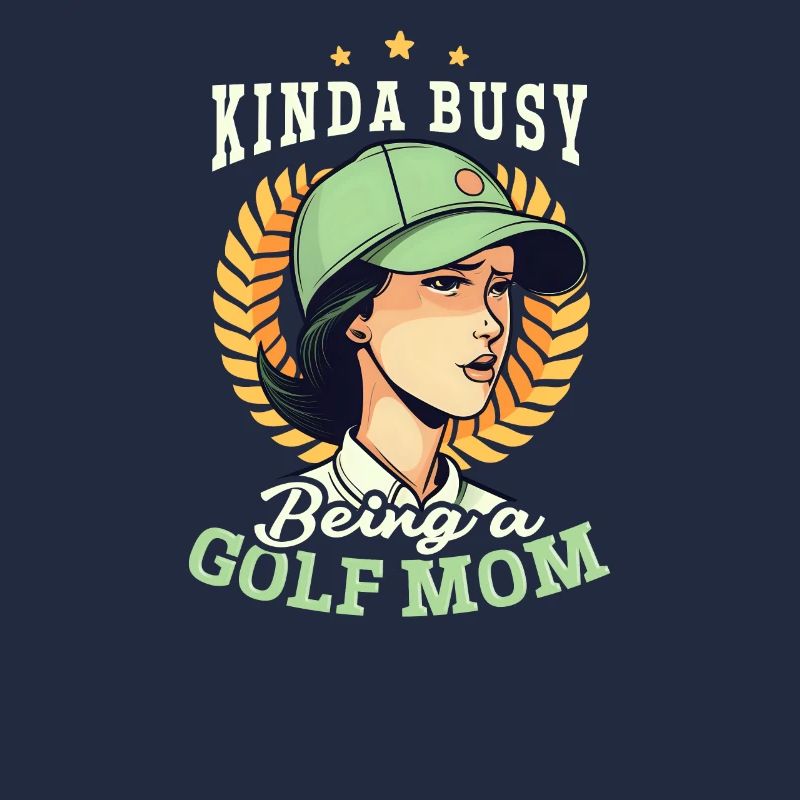Maman de golf occupée parce que maman de golf