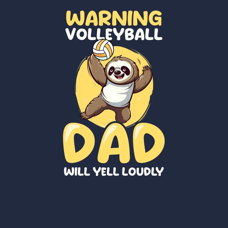 Volleyball-Papa-Warnung wird laut schreien