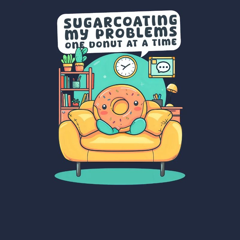 Donut Lover Sugarcoating Problems Donut at a Time