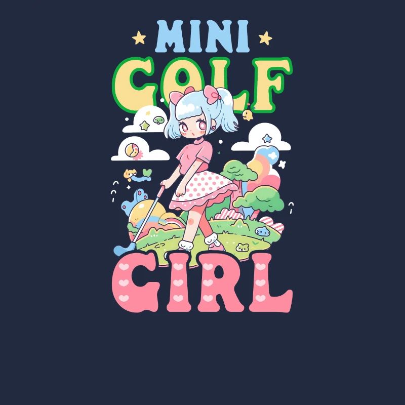 Golf-Mädchen