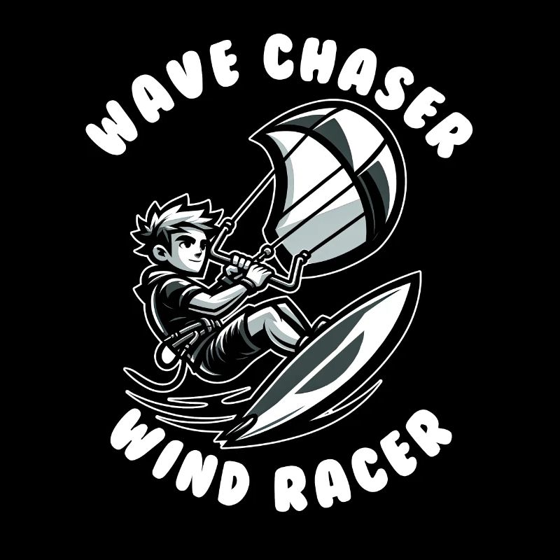 Kitesurfing Wave chaser wind racer