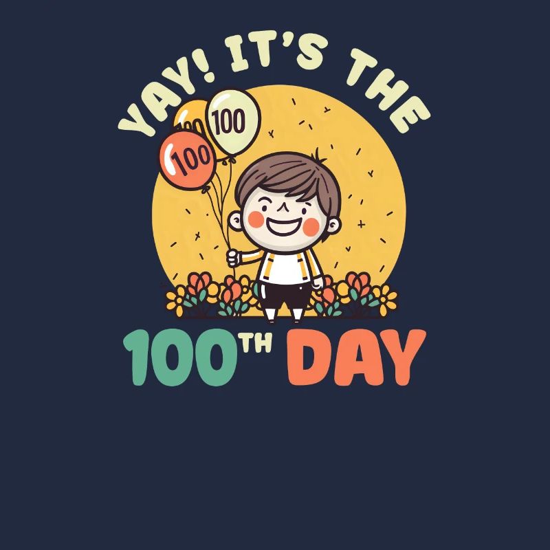 100 jours à l’école Yay C’est le 100e jour