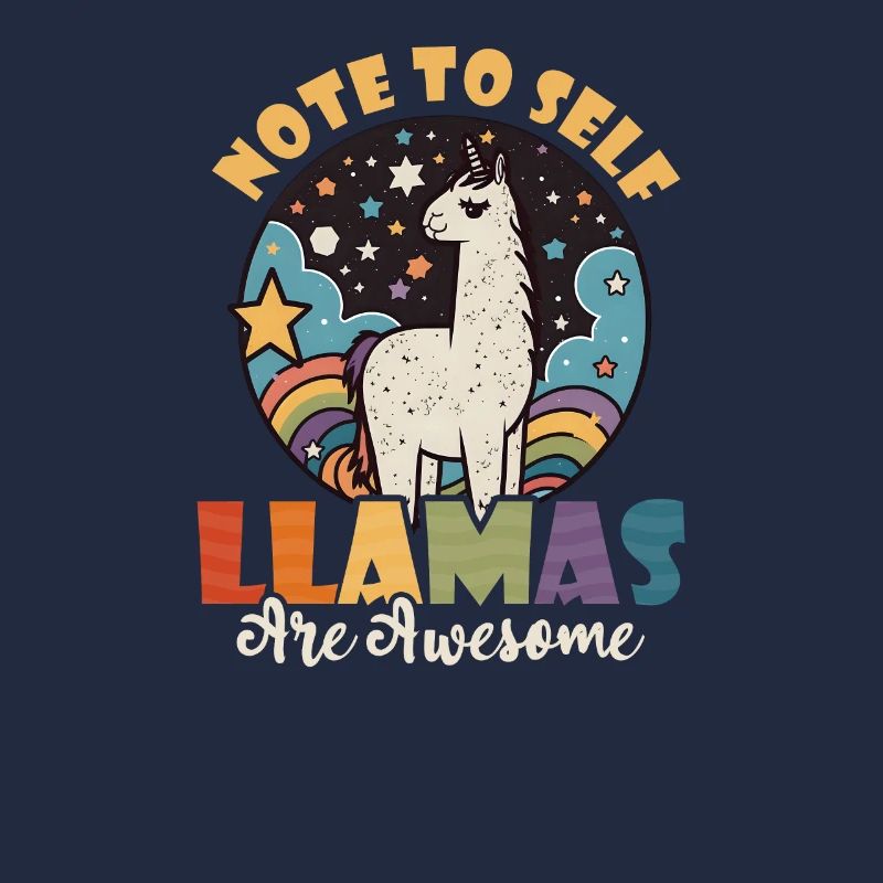 Lama d’alpaga Note à soi-même Lamas Awesome