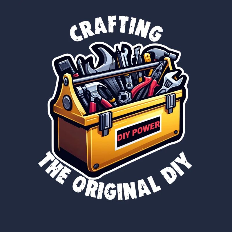 Papa artisan fabriquant le bricolage original
