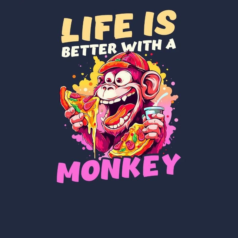 Monkey Lover Life Better With Monkey