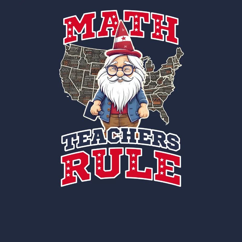4. Juli Mathelehrer Gnome Lehrer Regel