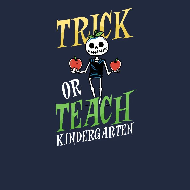 Kindergärtnerin Trick Oder Teach Skeleton
