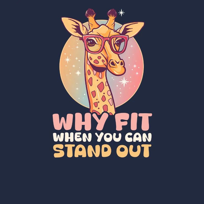 Girafe Pourquoi s’intégrer quand on peut se démarquer ?