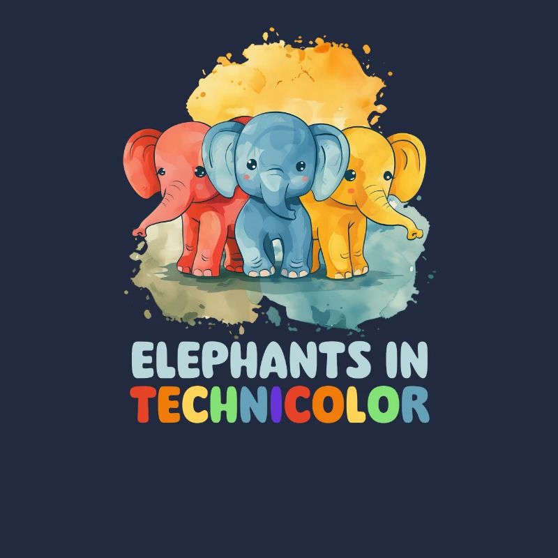 Éléphant Eléphant En Technicolor