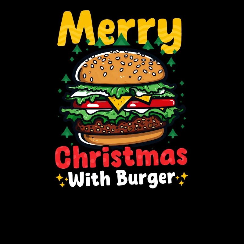 Burger Noël Joyeux Noël avec burger