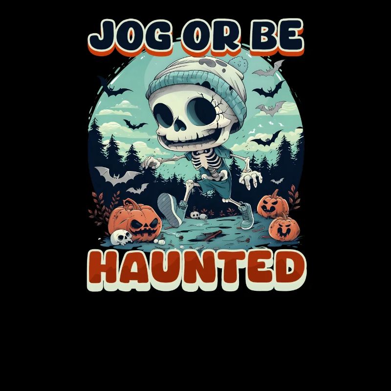 Halloween-Läufer Joggen oder verfolgt werden!