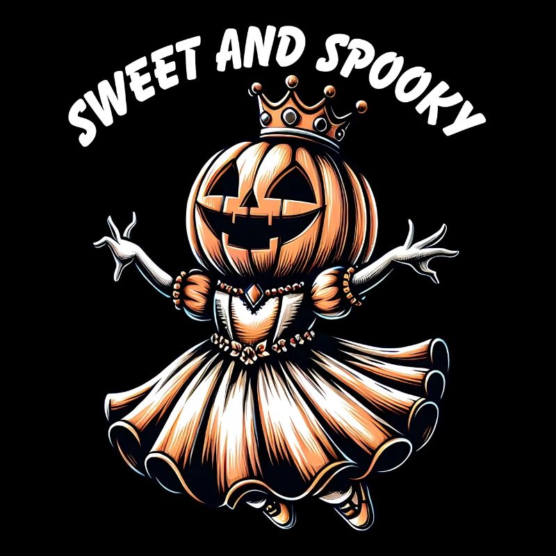 Halloween Pumpkin Princess with Crown