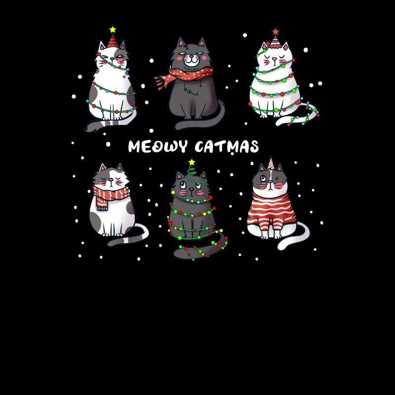 Weihnachten Katzen Meowy Catmas Kätzchen Kostüm