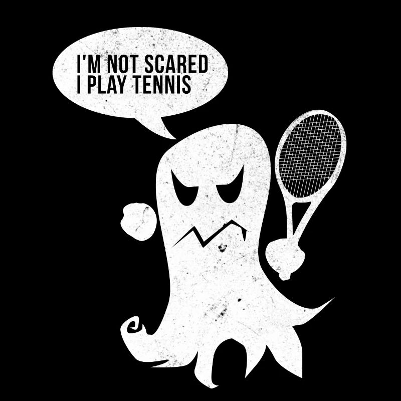 Tennis baseball bat Halloween ghost gift