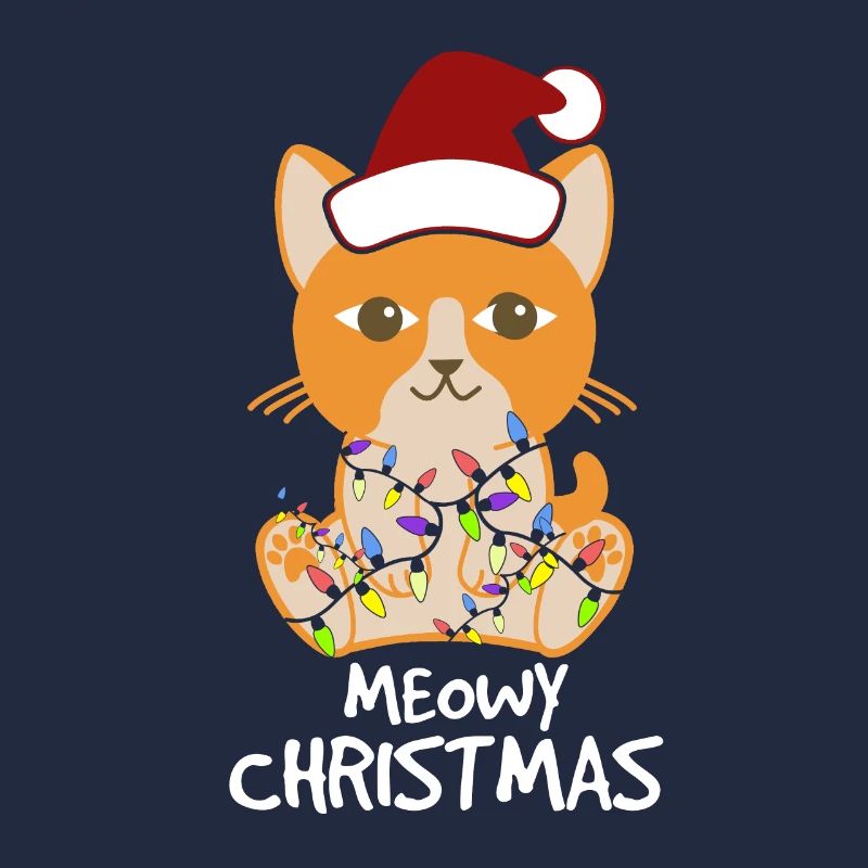 Weihnachten Katze Bengalkatze Siamkatze Geschenk