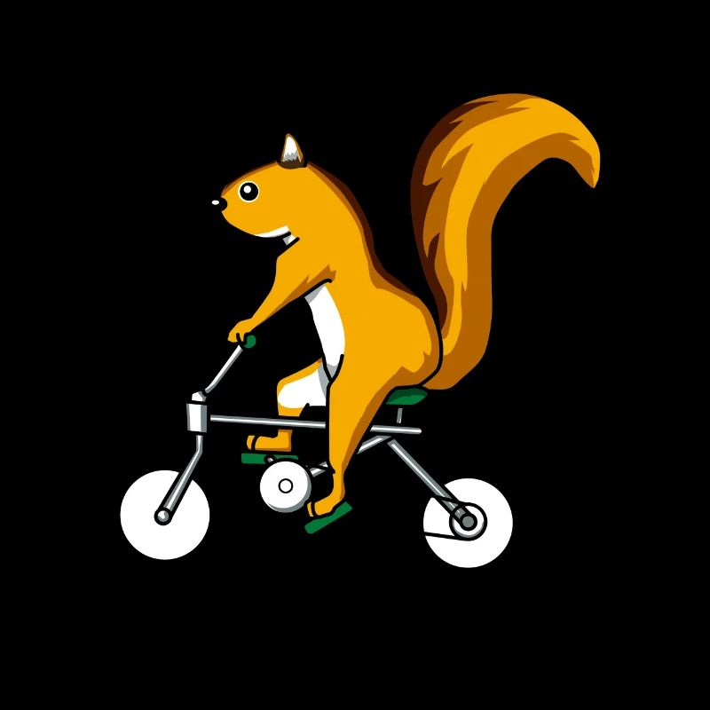 Squirrel Bicycle Chipmunk Rodent