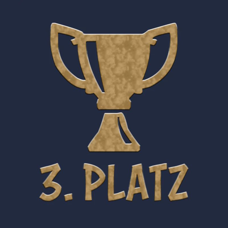 3. Platz Bronze Sieger Gewinner Winner Dritter