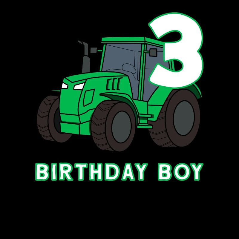 3. Geburtstag Traktor Bauernhof Bauer Kinder Party