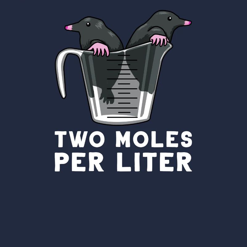 Mole Mole per Liter Chemistry Physics Gift