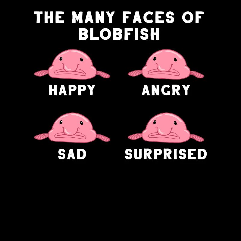 Blobfisch Gesichter Hässlicher Fisch Blob Ozean