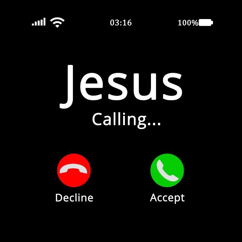 Jesus Is Calling - Christian T Shirt
