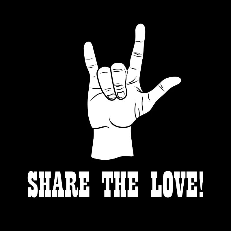 Teile das Love T-Shirt