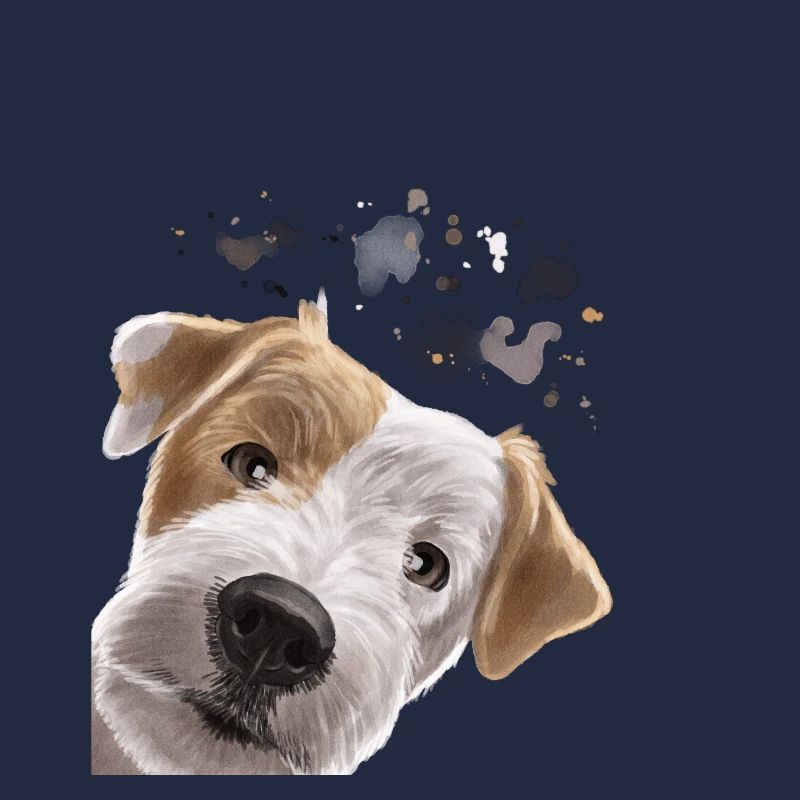 Neugieriger Parson Russel Terrier Hund