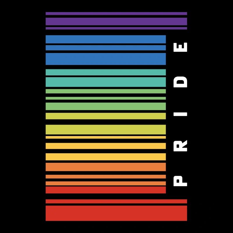 Code à barres Gay Pride LGBT Lesbian Bisexual Flag