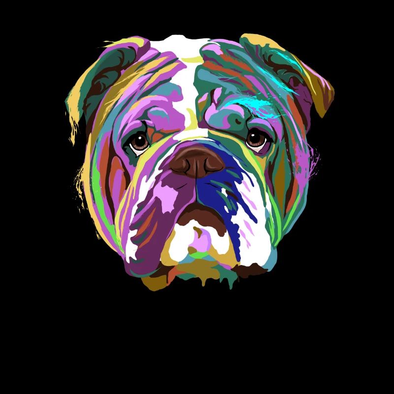 Splash Englische Bulldogge