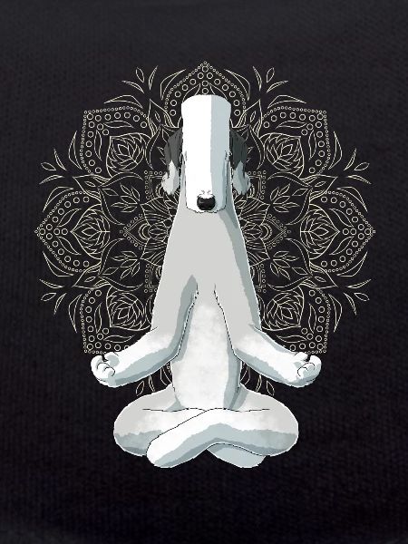 Bedlington Terrier Dog meditate