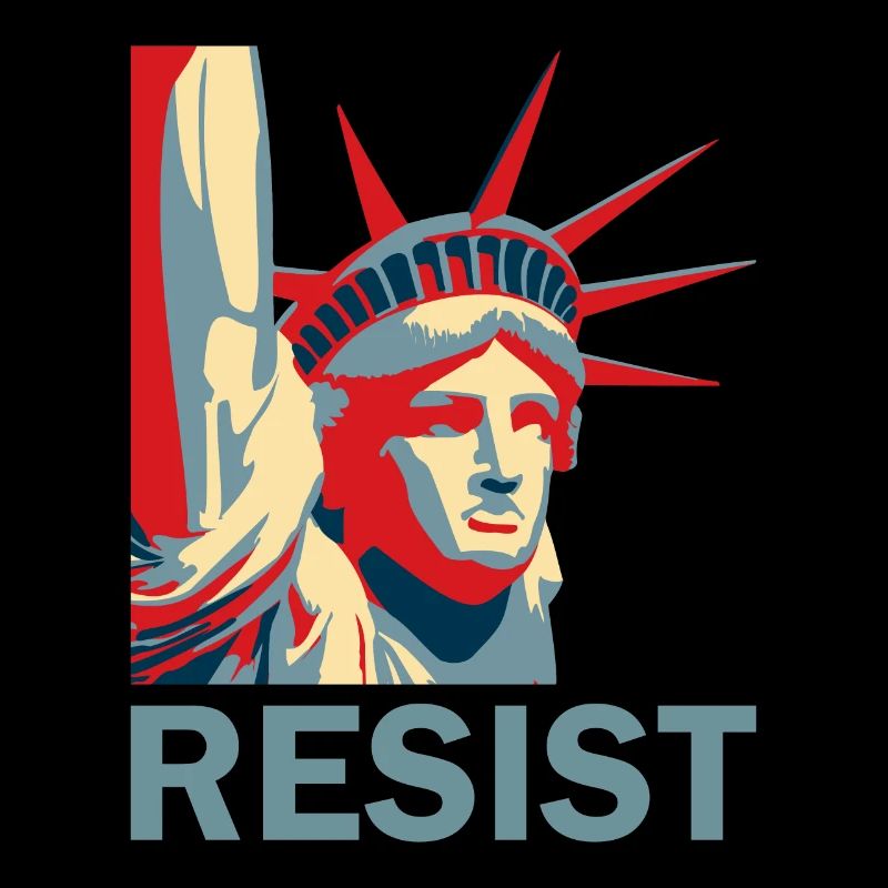 Anti- résistent à la Statue de la Liberté