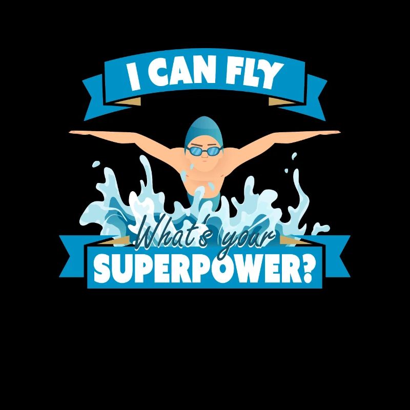 Cadeau Super Power pour nageur et nageur