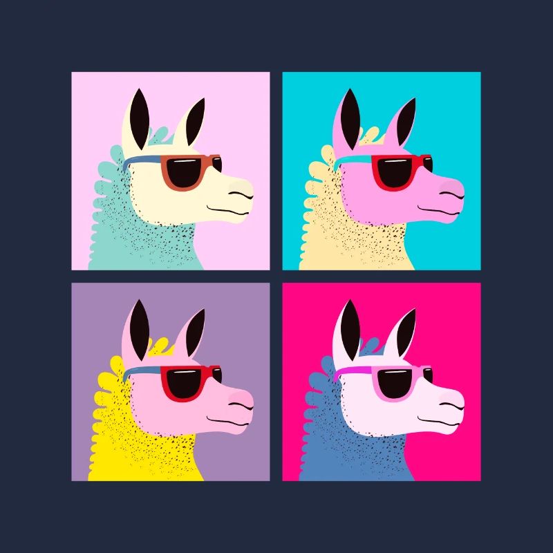 Pop-Art - Llama With Sunglasses