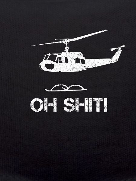 Funny helicopter taking off