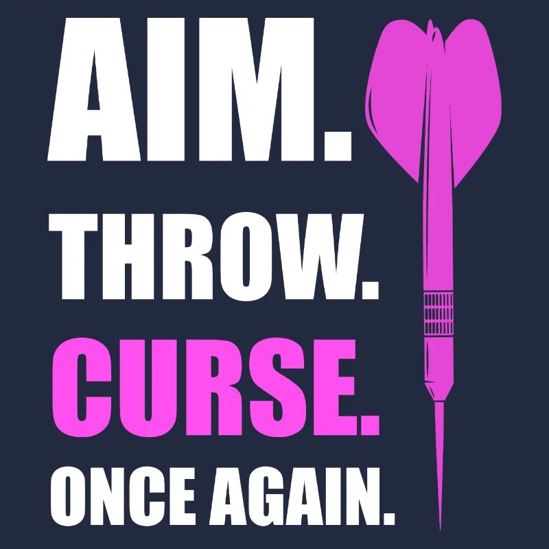 aim. throw. Dart Darts Gift