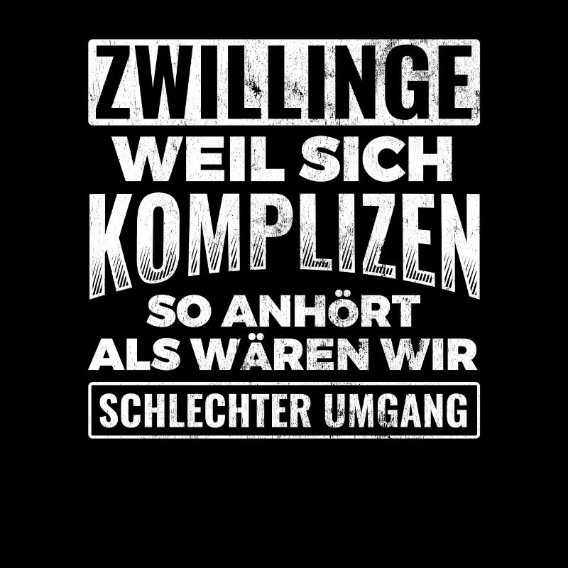 Zwillinge Zwilling Geschenk