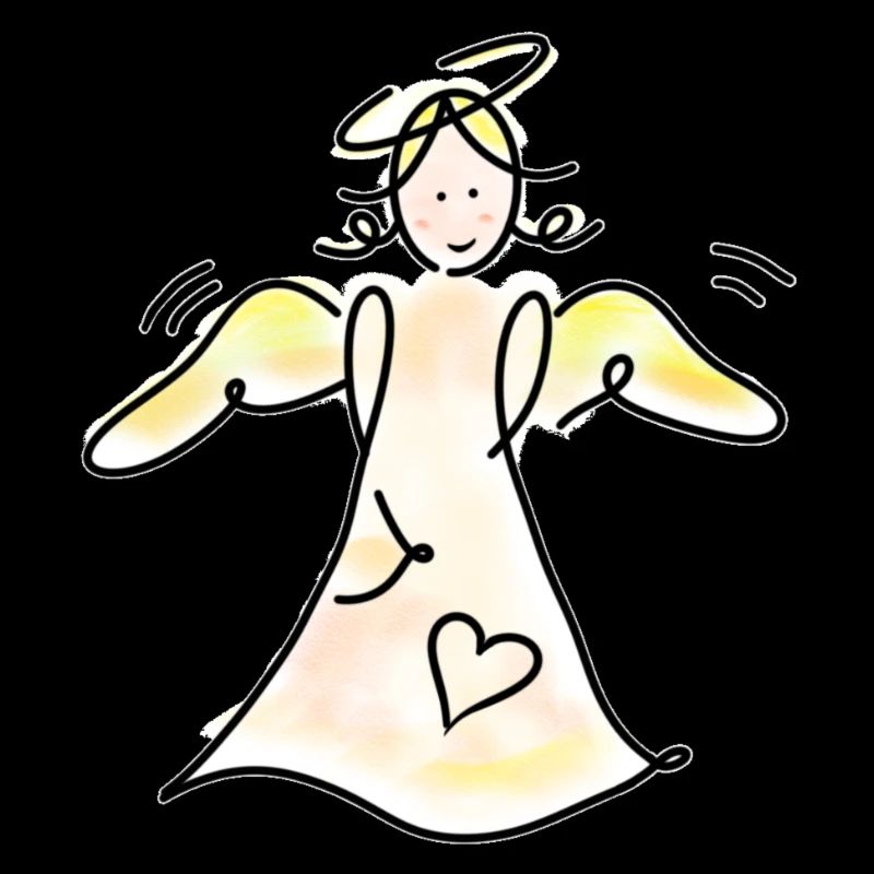 Guardian angel with halo