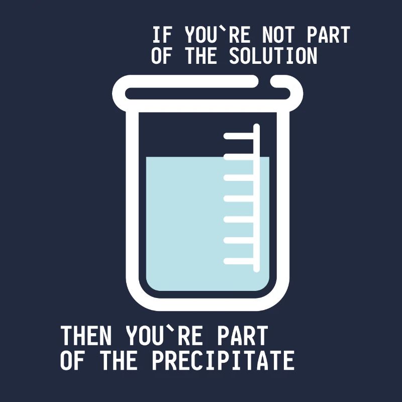 Solution chimiste chimie cadeau science