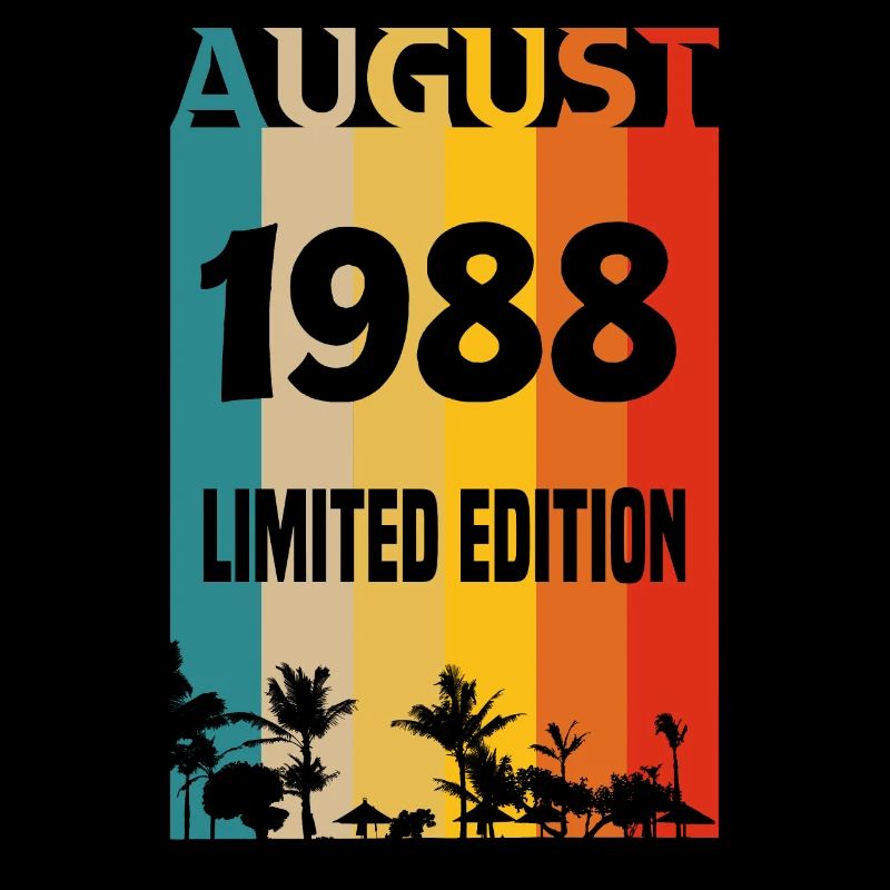 Août 1988 34 ans d’anniversaire Edition Limitée