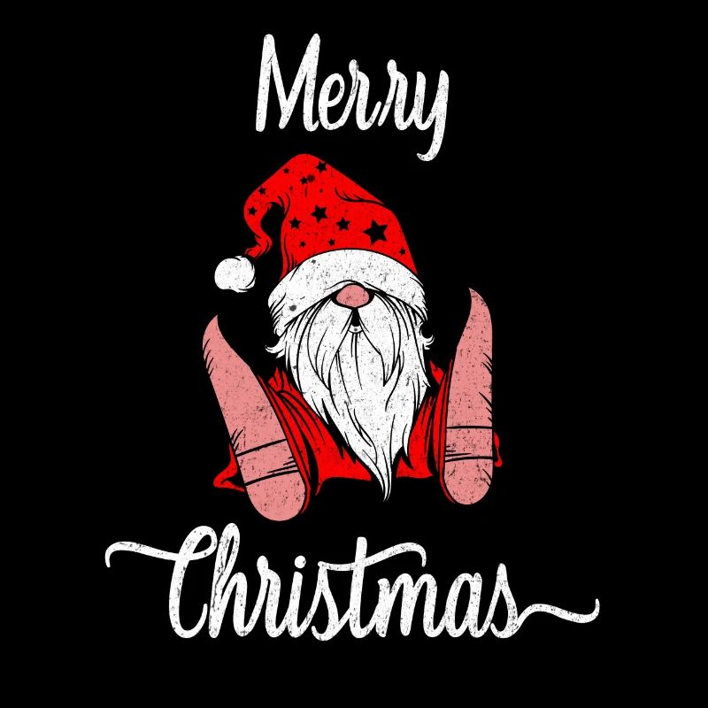 Funny Christmas Dwarf - Garden Gnome