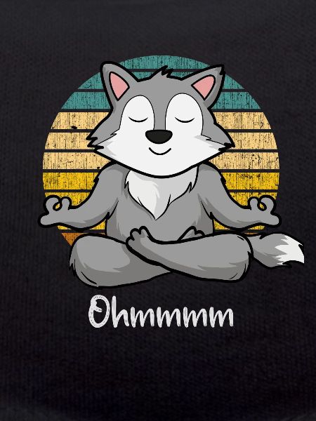 Meditation Wolf - Yoga Wolf